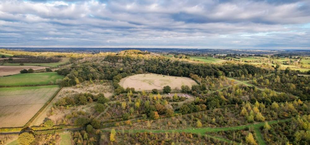 Aerial view of Alne Wood Park